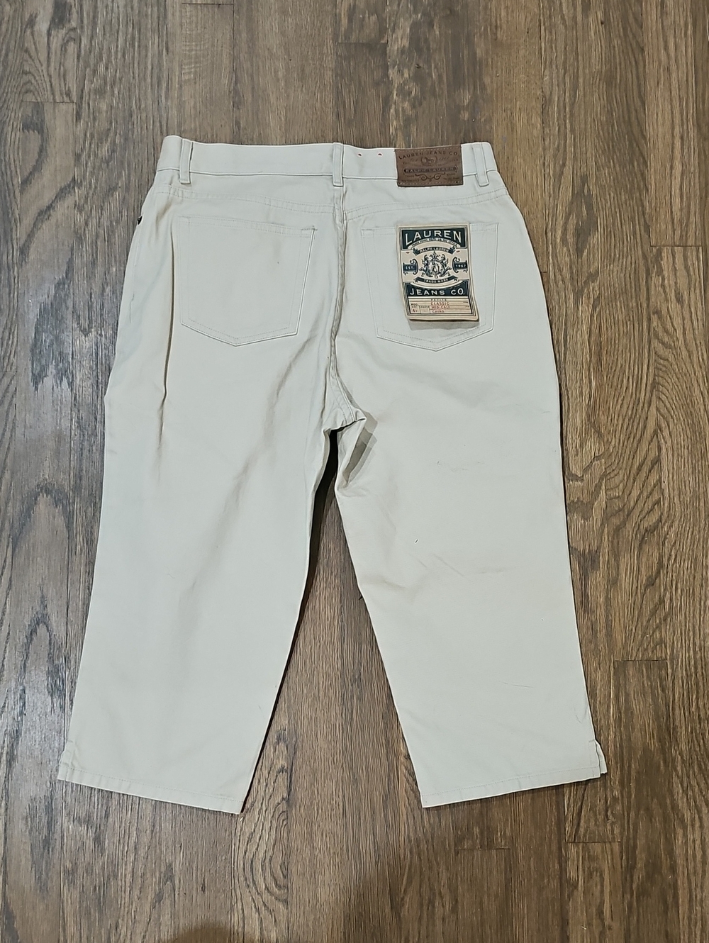 BNWT Lauren Jeans Co. Ralph Lauren Capri Khakis Prep Preppy Classic Resortwear